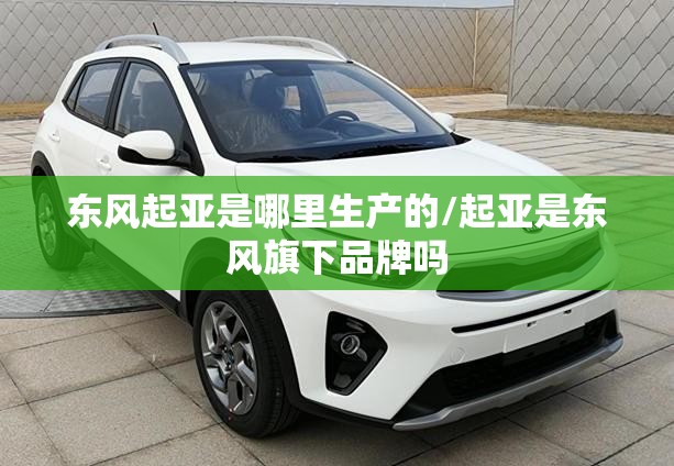 东风起亚是哪里生产的/起亚是东风旗下品牌吗