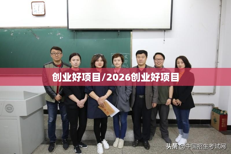 创业好项目/2026创业好项目