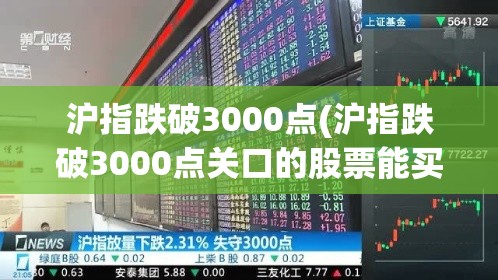 沪指跌破3000点(沪指跌破3000点关口的股票能买吗)