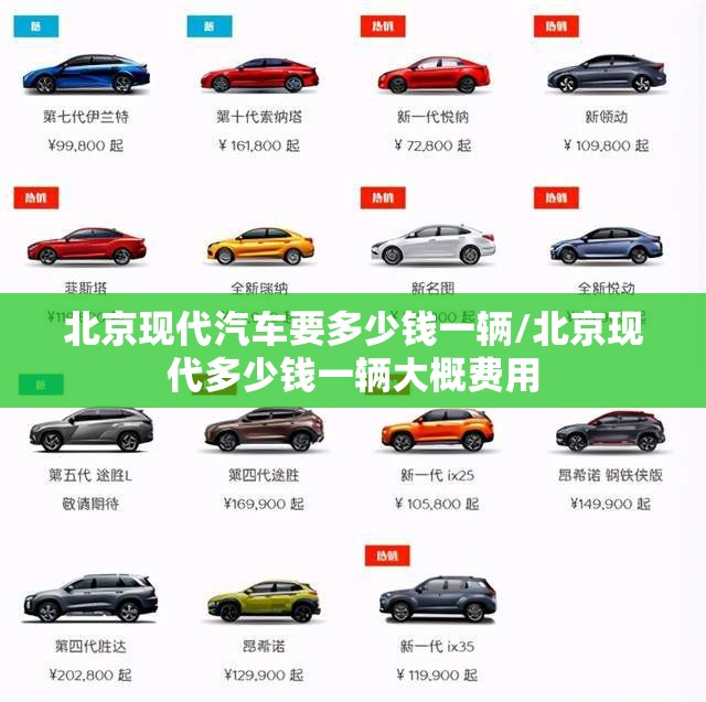 北京现代汽车要多少钱一辆/北京现代多少钱一辆大概费用