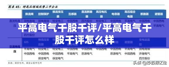 平高电气千股千评/平高电气千股千评怎么样 平高电气千股千评/平高电气千股千评怎么样
