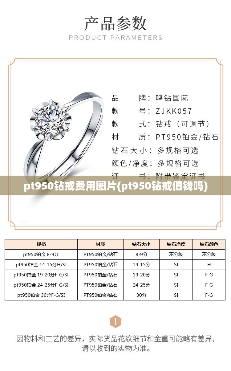 pt950钻戒费用图片(pt950钻戒值钱吗) pt950钻戒费用图片(pt950钻戒值钱吗)