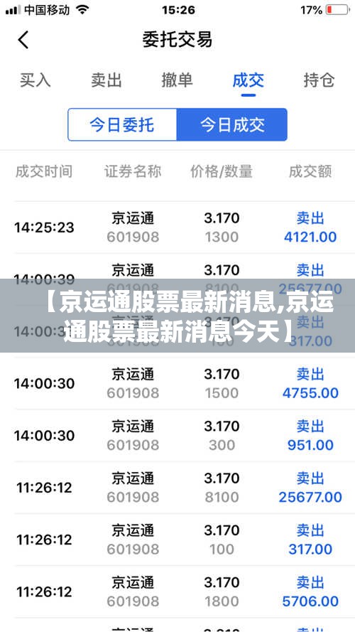 【京运通股票最新消息,京运通股票最新消息今天】