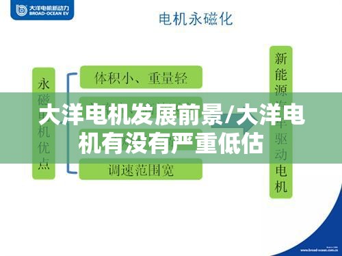 大洋电机发展前景/大洋电机有没有严重低估