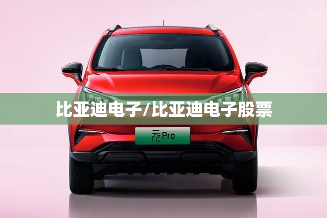 比亚迪电子/比亚迪电子股票
