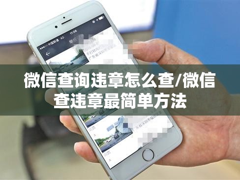 微信查询违章怎么查/微信查违章最简单方法 微信查询违章怎么查/微信查违章最简单方法