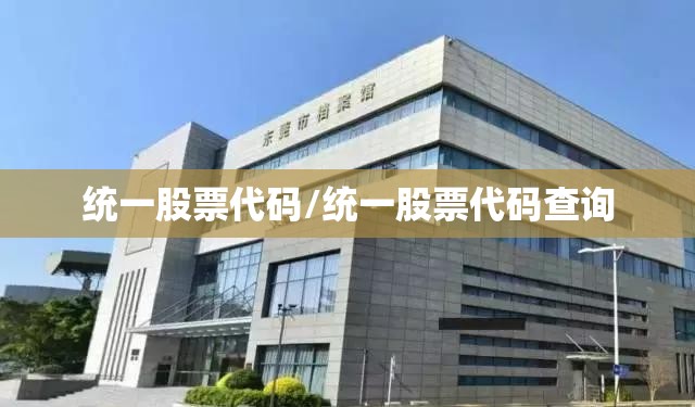统一股票代码/统一股票代码查询
