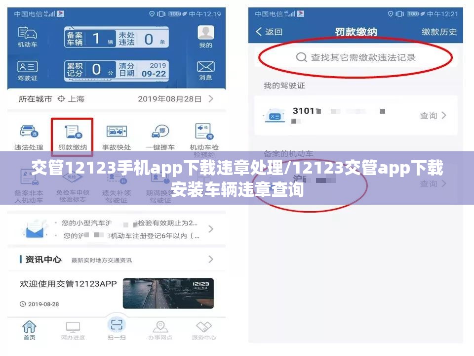 交管12123手机app下载违章处理/12123交管app下载安装车辆违章查询