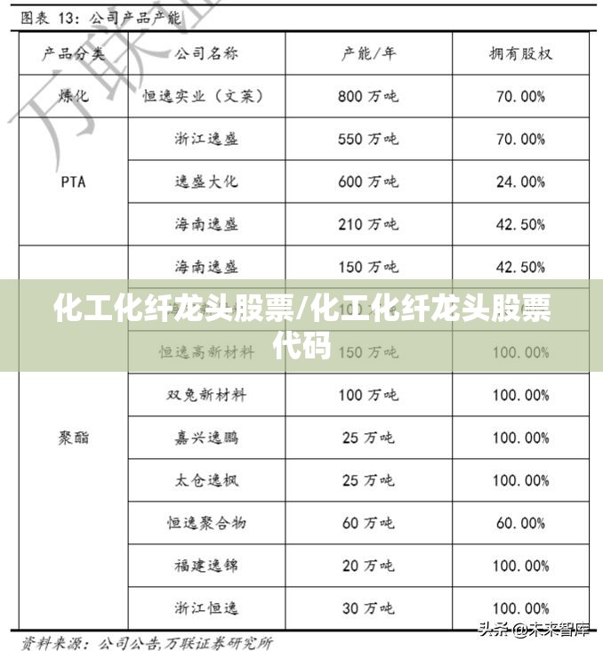化工化纤龙头股票/化工化纤龙头股票代码