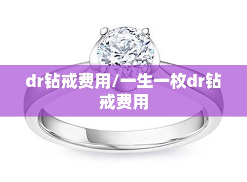 dr钻戒费用/一生一枚dr钻戒费用