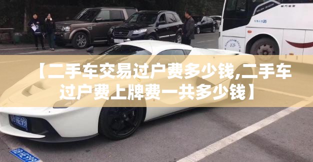 【二手车交易过户费多少钱,二手车过户费上牌费一共多少钱】