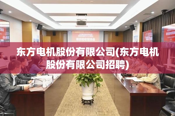 东方电机股份有限公司(东方电机股份有限公司招聘) 东方电机股份有限公司(东方电机股份有限公司招聘)