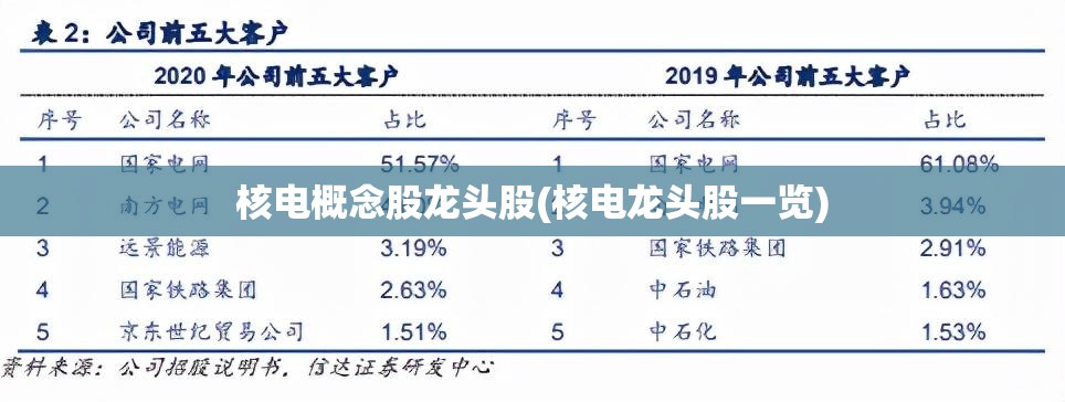 核电概念股龙头股(核电龙头股一览) 核电概念股龙头股(核电龙头股一览)