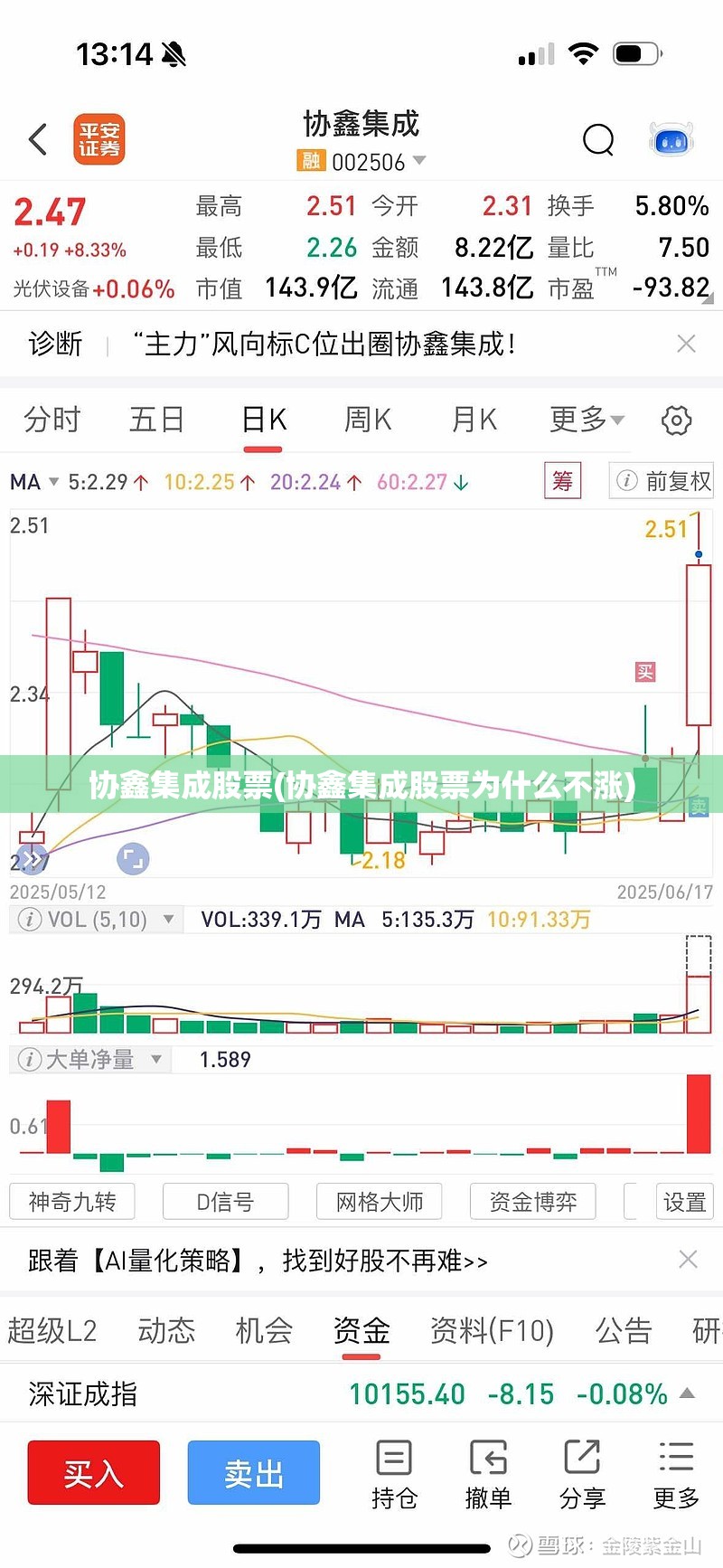 协鑫集成股票(协鑫集成股票为什么不涨)