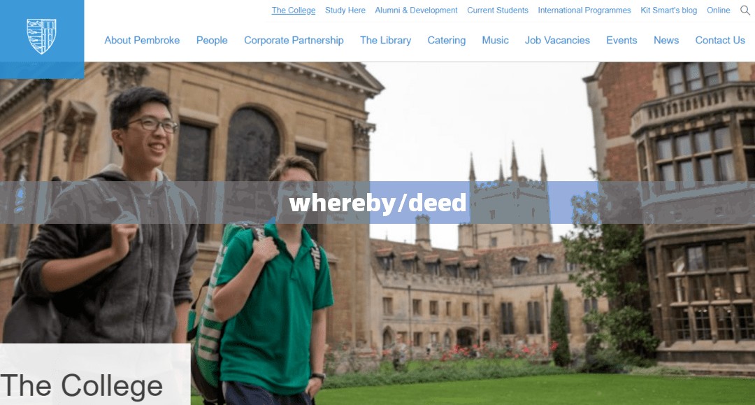 whereby/deed whereby/deed