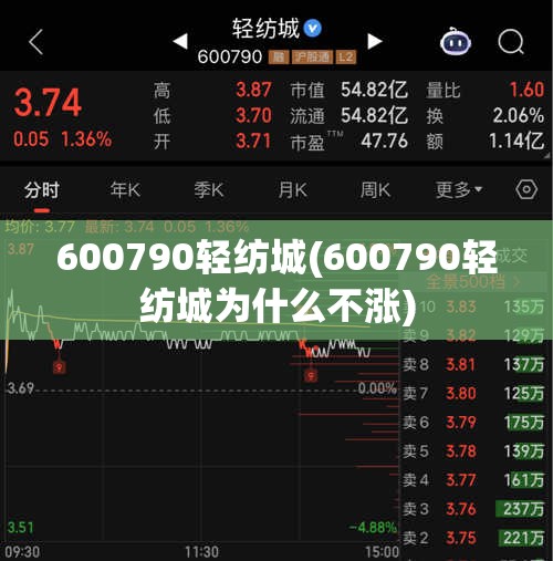 600790轻纺城(600790轻纺城为什么不涨)