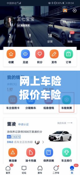 网上车险报价车险投保(网上车险报价车险投保怎么操作)