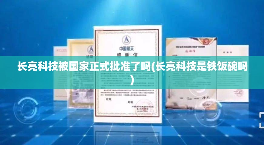长亮科技被国家正式批准了吗(长亮科技是铁饭碗吗)
