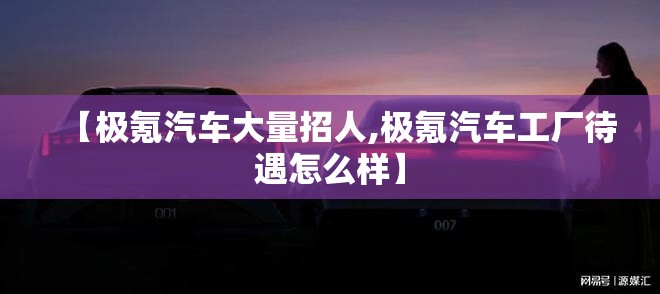 【极氪汽车大量招人,极氪汽车工厂待遇怎么样】