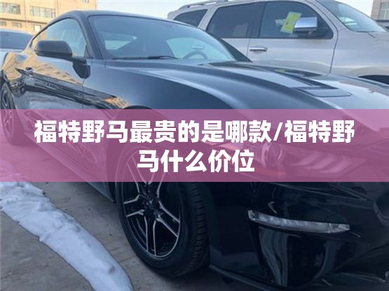 福特野马最贵的是哪款/福特野马什么价位