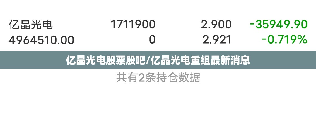 亿晶光电股票股吧/亿晶光电重组最新消息 亿晶光电股票股吧/亿晶光电重组最新消息