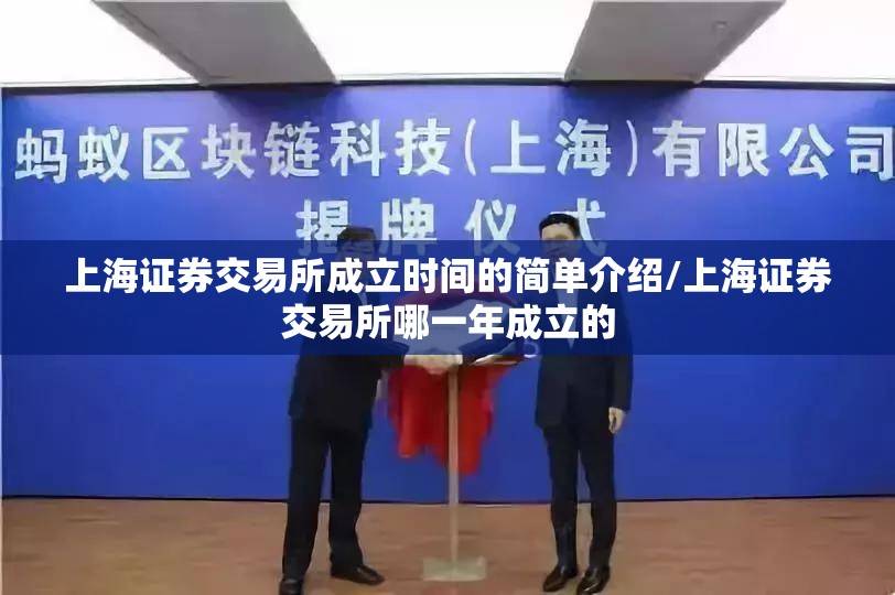 上海证券交易所成立时间的简单介绍/上海证券交易所哪一年成立的