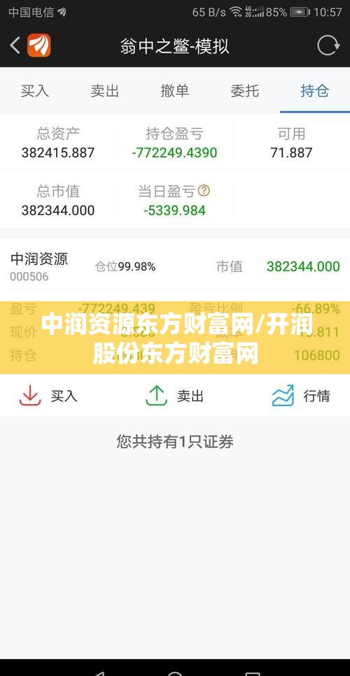 中润资源东方财富网/开润股份东方财富网