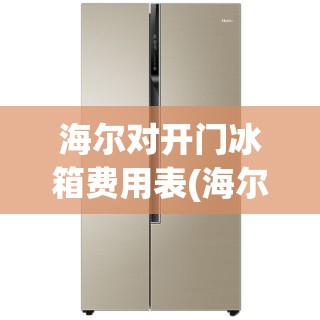 海尔对开门冰箱费用表(海尔对开门冰箱尺寸是多少)