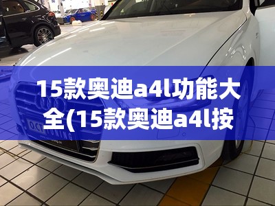 15款奥迪a4l功能大全(15款奥迪a4l按键说明)