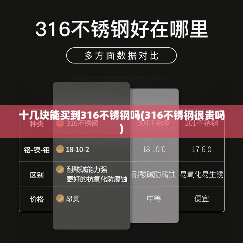 十几块能买到316不锈钢吗(316不锈钢很贵吗)