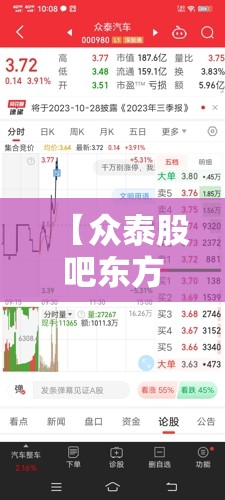 【众泰股吧东方财富,众泰股份000980股吧】