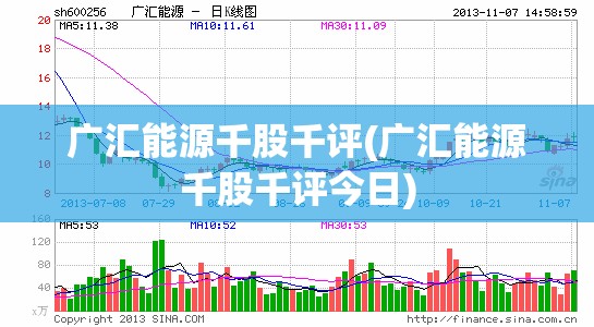 广汇能源千股千评(广汇能源千股千评今日)