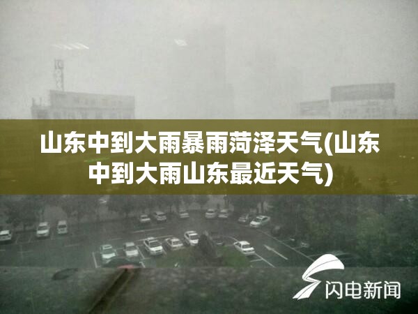 山东中到大雨暴雨菏泽天气(山东中到大雨山东最近天气)