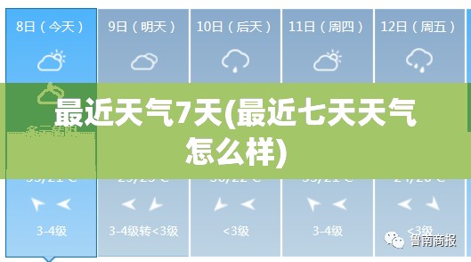 最近天气7天(最近七天天气怎么样)