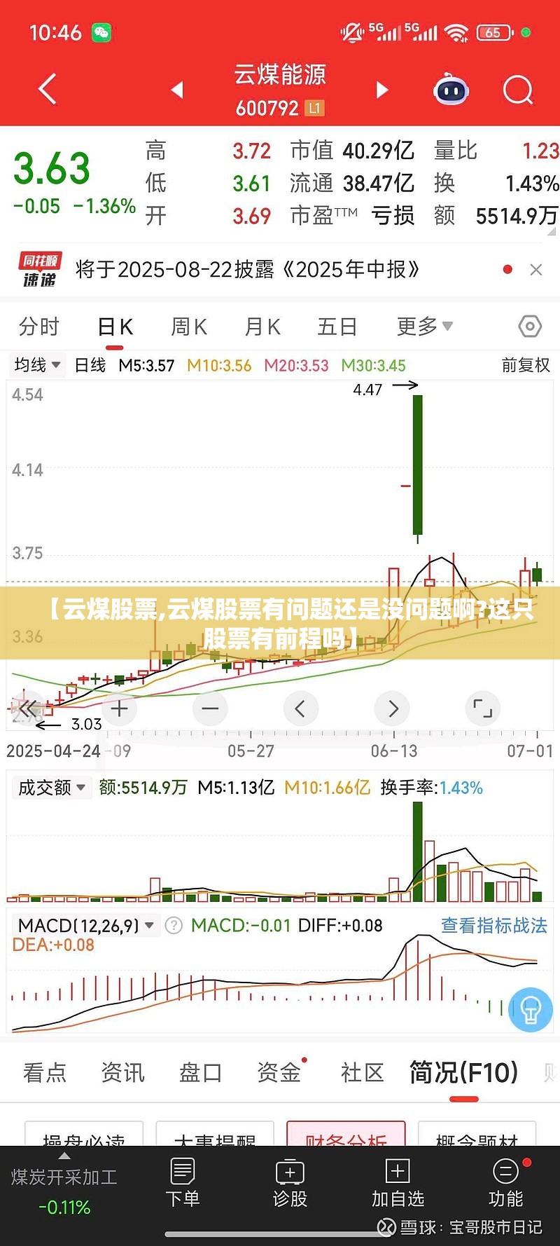 【云煤股票,云煤股票有问题还是没问题啊?这只股票有前程吗】 【云煤股票,云煤股票有问题还是没问题啊?这只股票有前程吗】