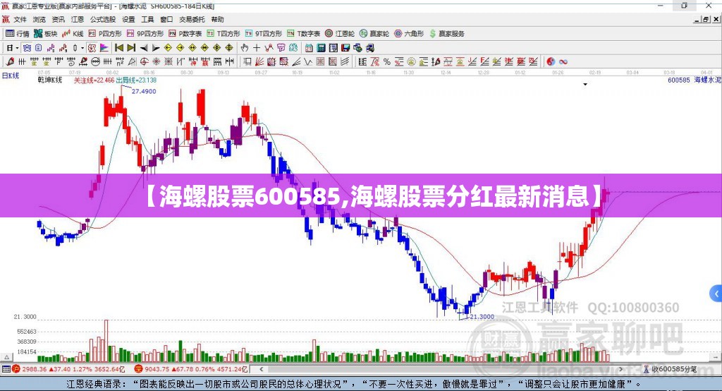 【海螺股票600585,海螺股票分红最新消息】