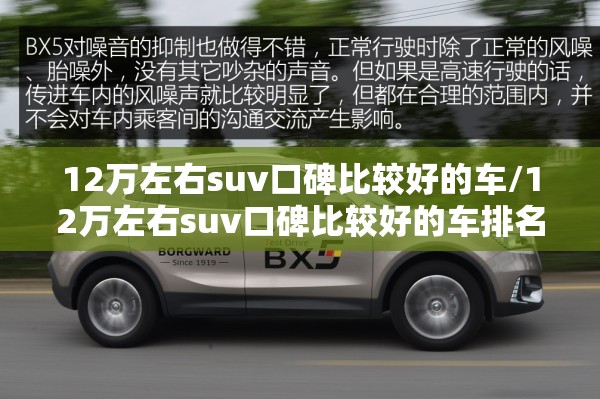 12万左右suv口碑比较好的车/12万左右suv口碑比较好的车排名榜