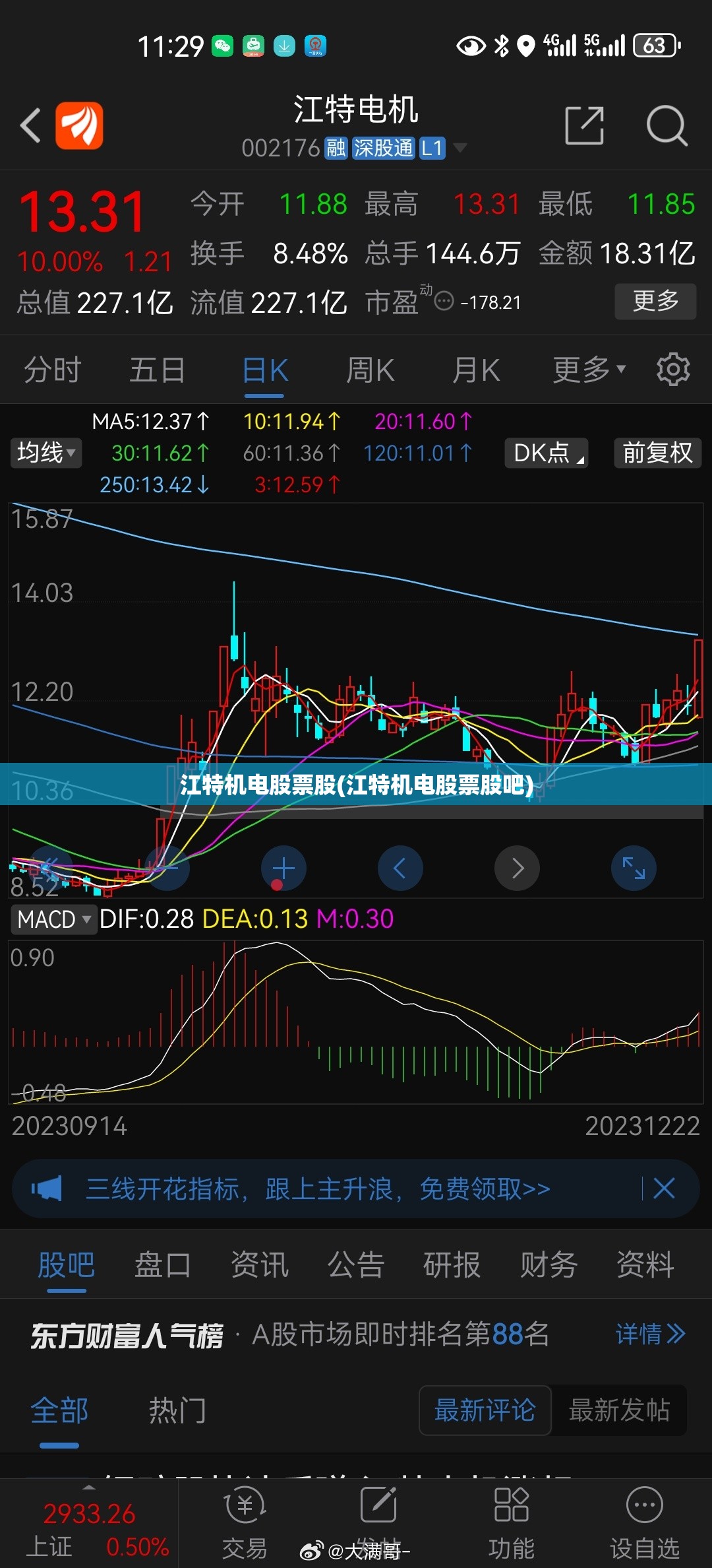 江特机电股票股(江特机电股票股吧) 江特机电股票股(江特机电股票股吧)