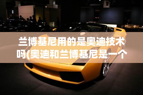 兰博基尼用的是奥迪技术吗(奥迪和兰博基尼是一个公司的吗) 兰博基尼用的是奥迪技术吗(奥迪和兰博基尼是一个公司的吗)