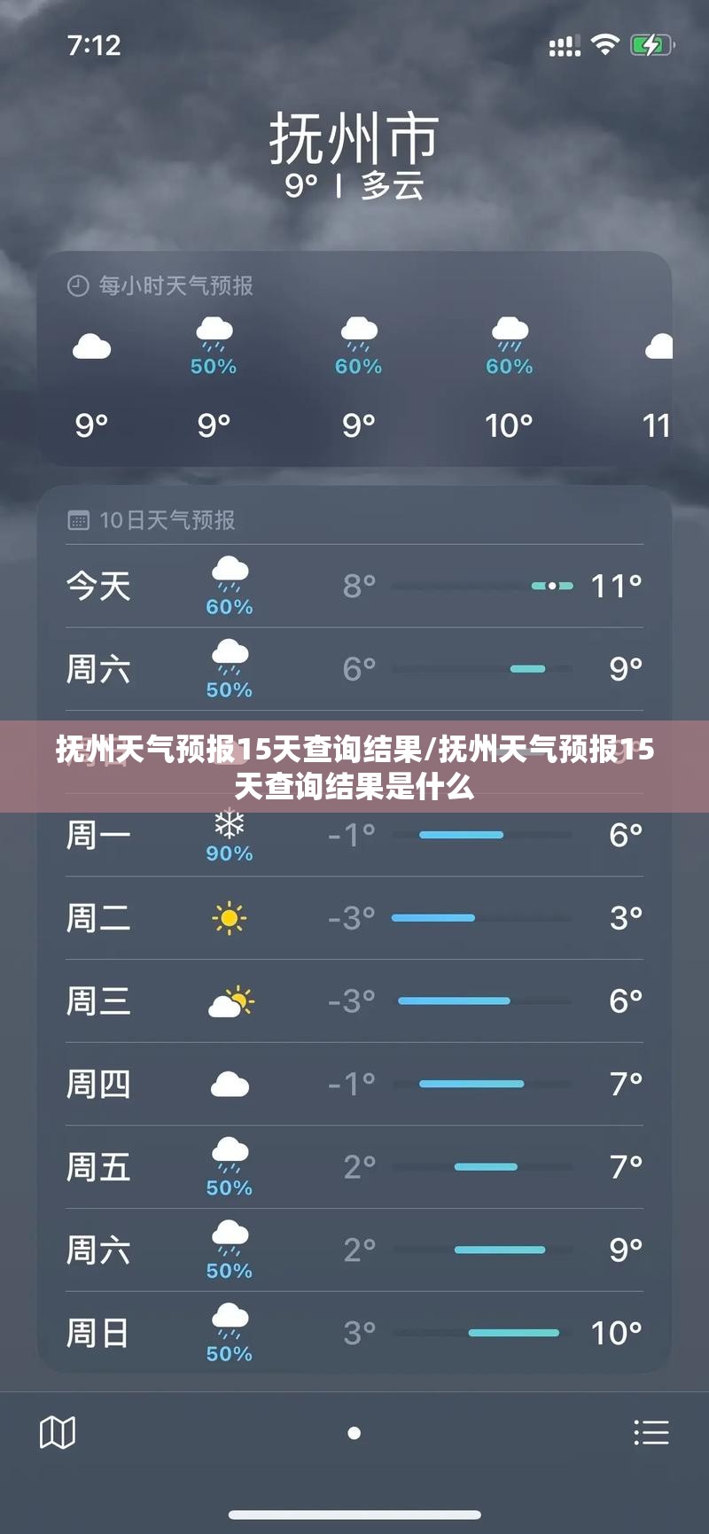 抚州天气预报15天查询结果/抚州天气预报15天查询结果是什么
