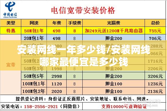 安装网线一年多少钱/安装网线哪家最便宜是多少钱