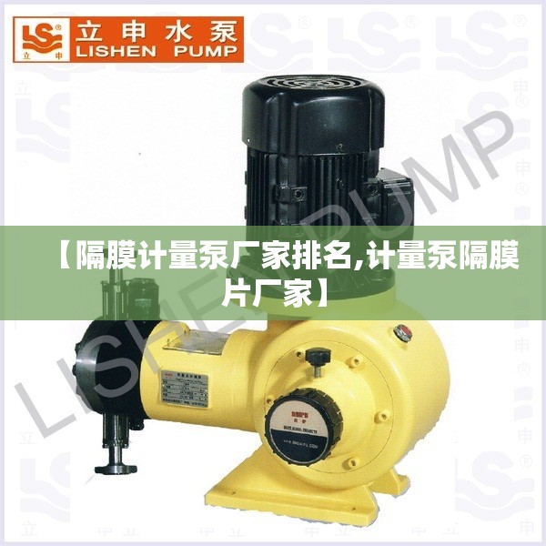 【隔膜计量泵厂家排名,计量泵隔膜片厂家】 【隔膜计量泵厂家排名,计量泵隔膜片厂家】