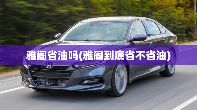 雅阁省油吗(雅阁到底省不省油)