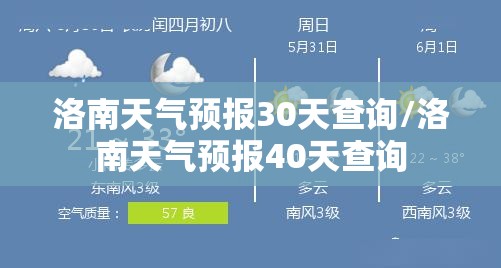 洛南天气预报30天查询/洛南天气预报40天查询
