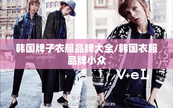 韩国牌子衣服品牌大全/韩国衣服品牌小众
