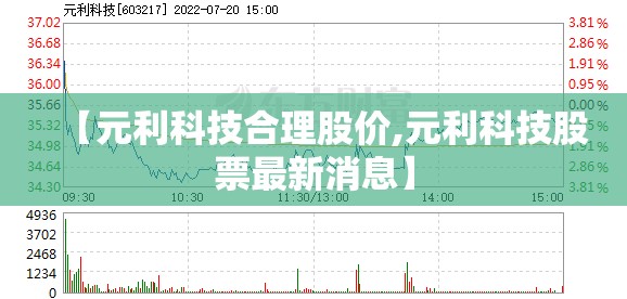 【元利科技合理股价,元利科技股票最新消息】 【元利科技合理股价,元利科技股票最新消息】