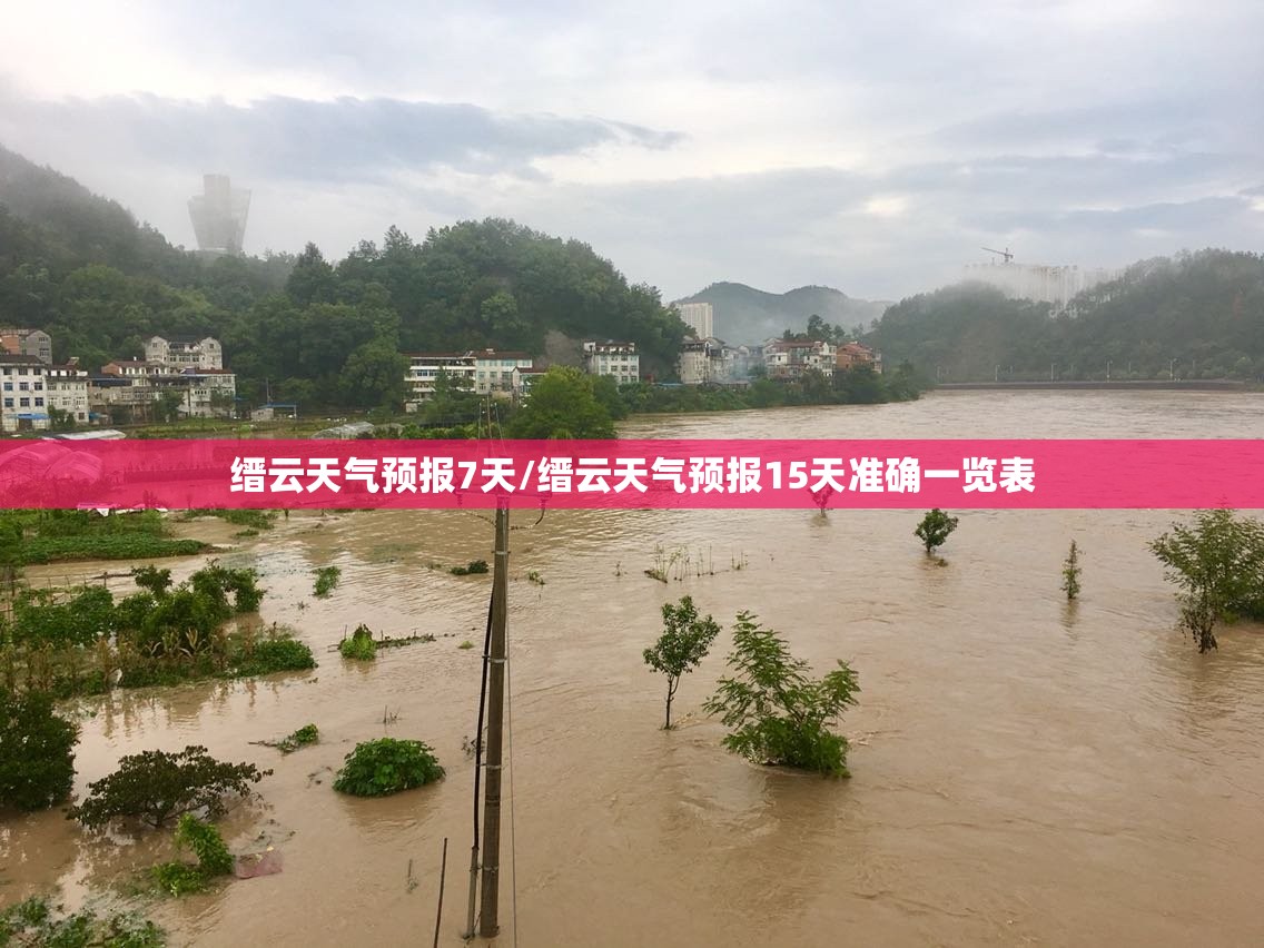 缙云天气预报7天/缙云天气预报15天准确一览表