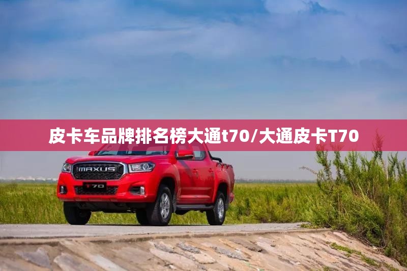 皮卡车品牌排名榜大通t70/大通皮卡T70