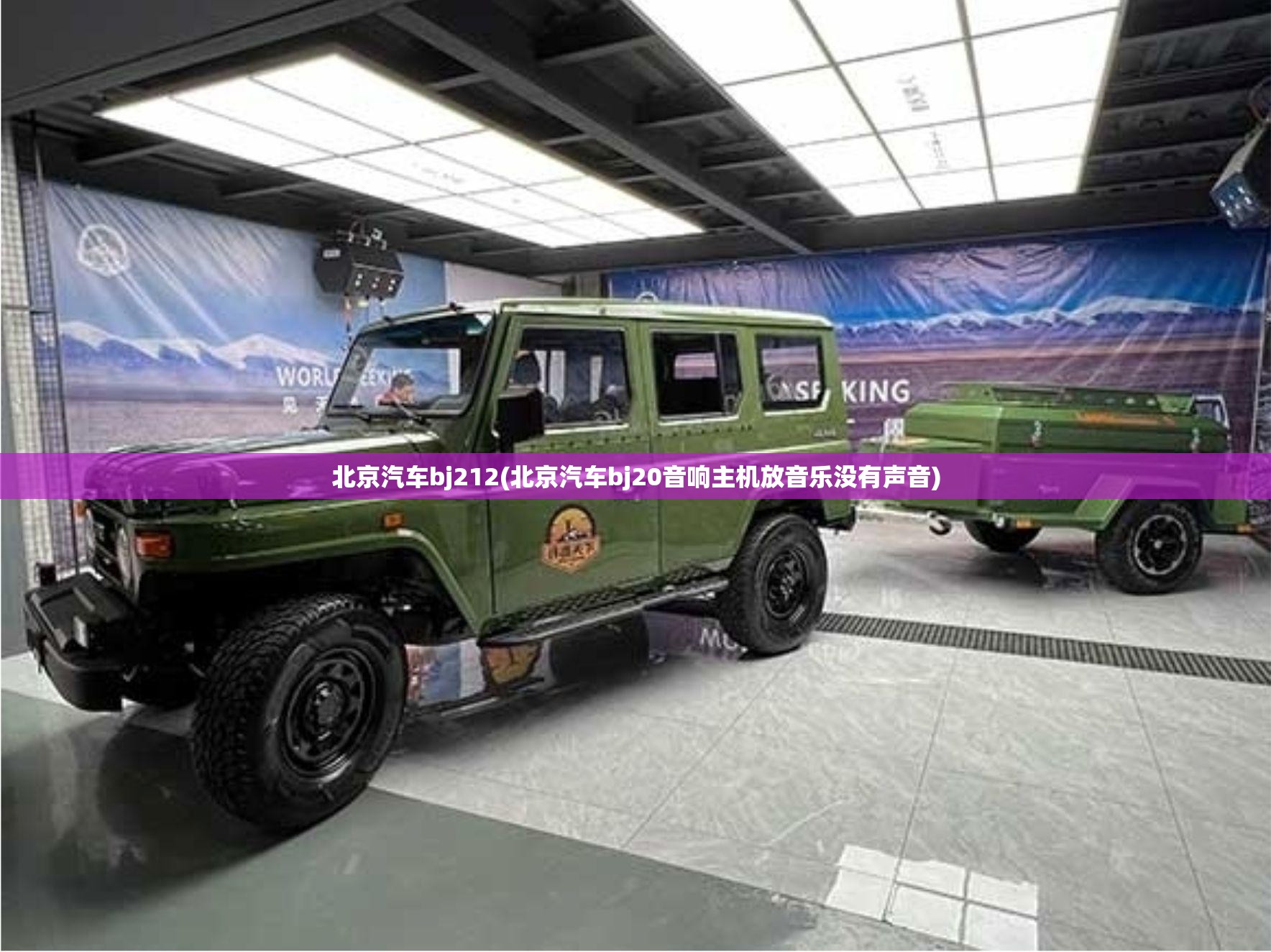 北京汽车bj212(北京汽车bj20音响主机放音乐没有声音)
