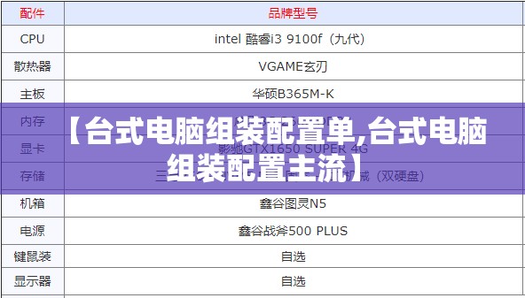 【台式电脑组装配置单,台式电脑组装配置主流】